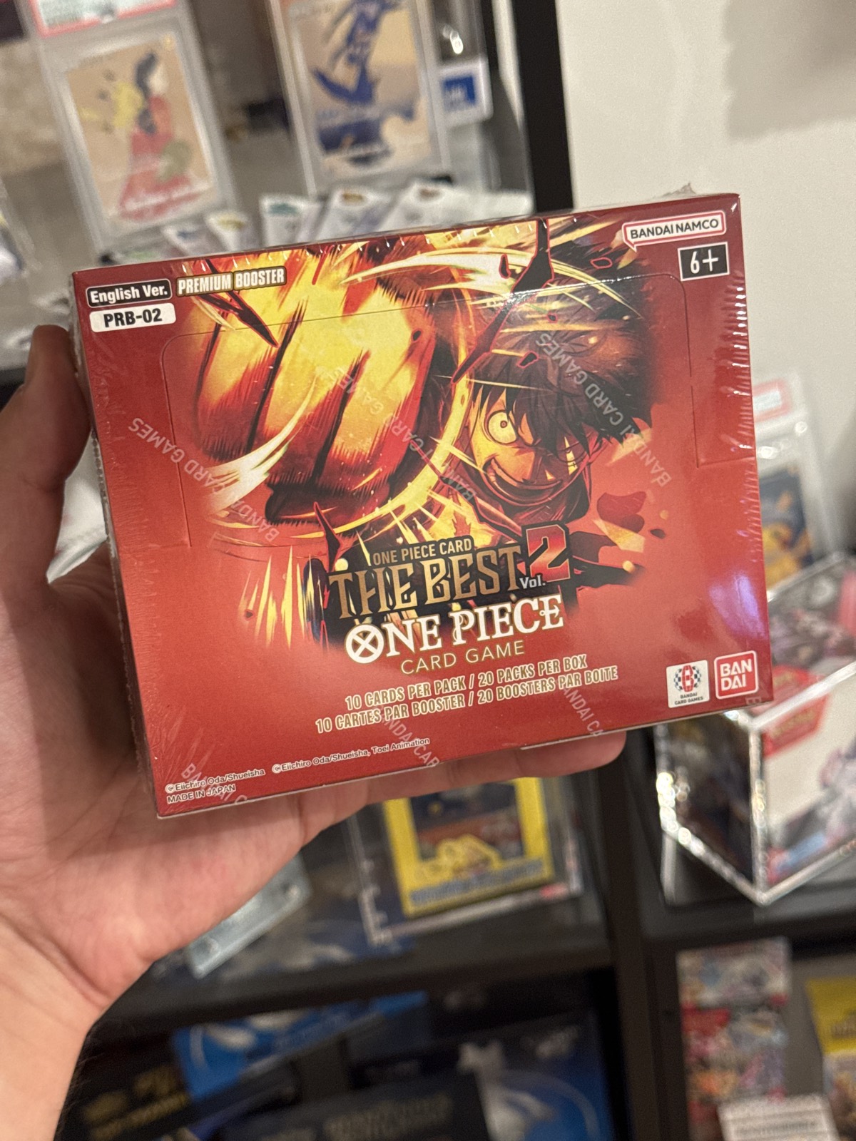 One Piece Card Game – Premium Booster The Best Vol. 2 PRB-02 Display (20 Booster, EN)