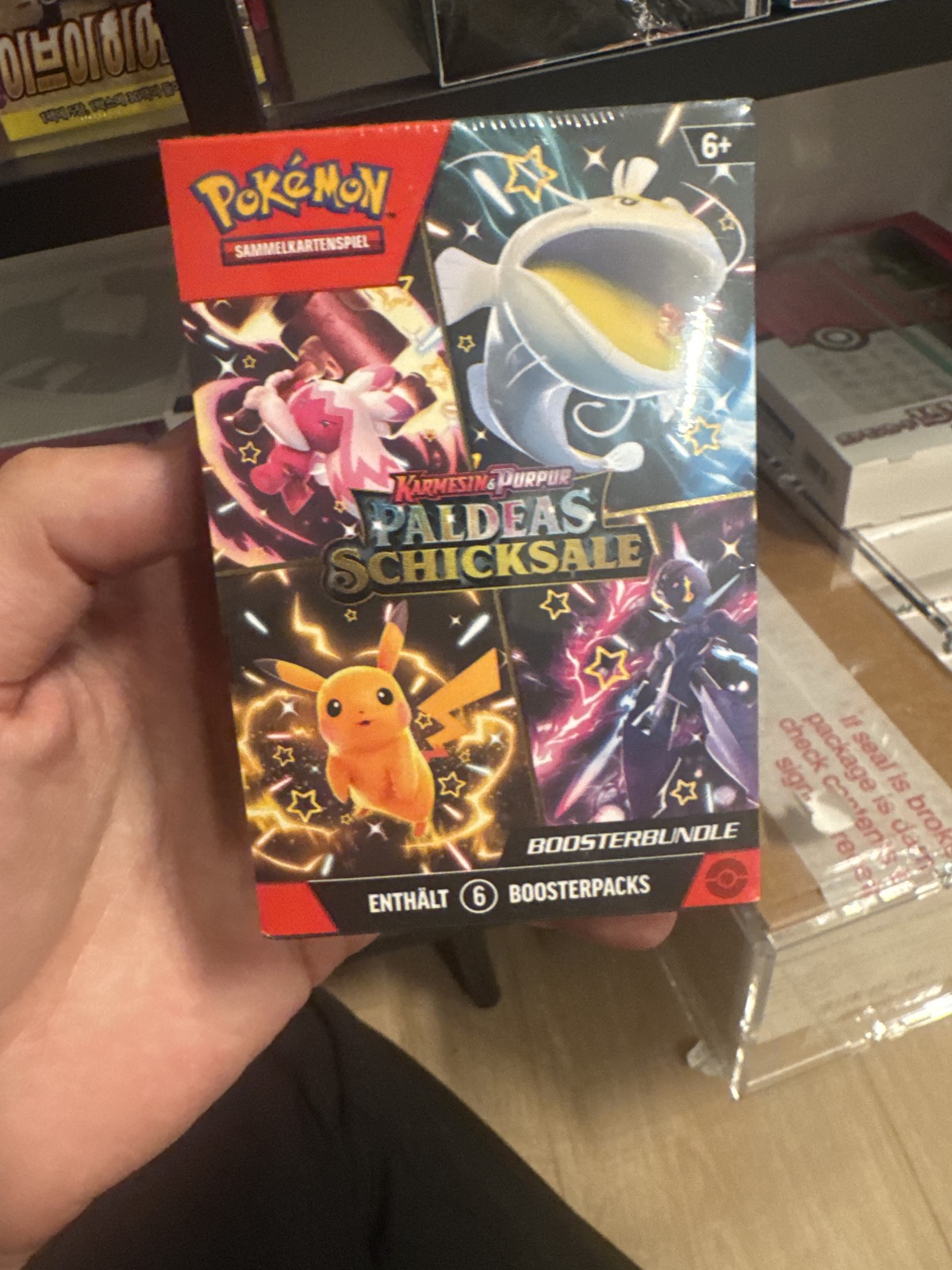 Pokemon Paldeas Schicksale Boosterbundle (DE)