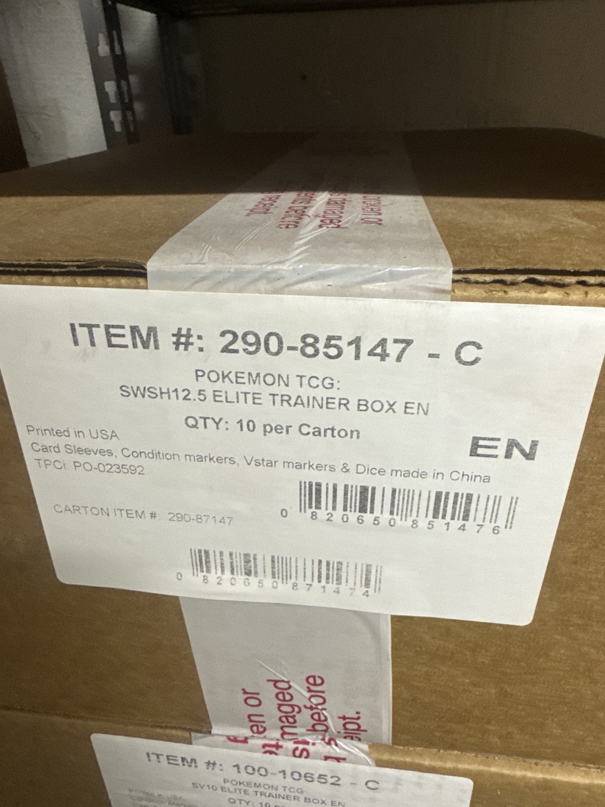 Pokémon Crown Zenith Elite Trainer Box CASE (10 ETB) (EN)