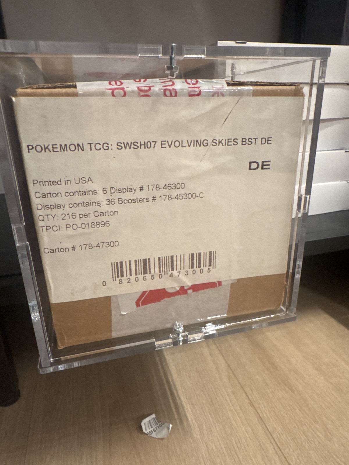 Pokemon Evolving Skies 6 Booster Box Case (DE)