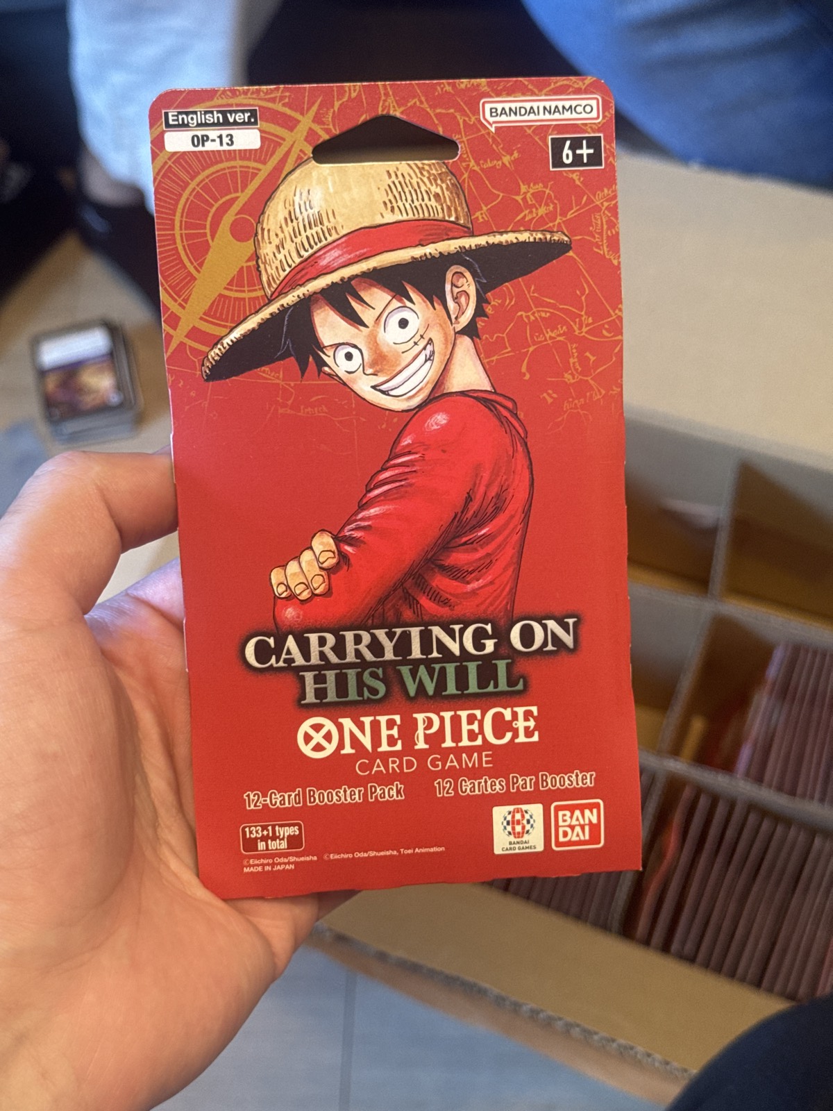 One Piece OP13 Carrying On His Will Sleeved Booster