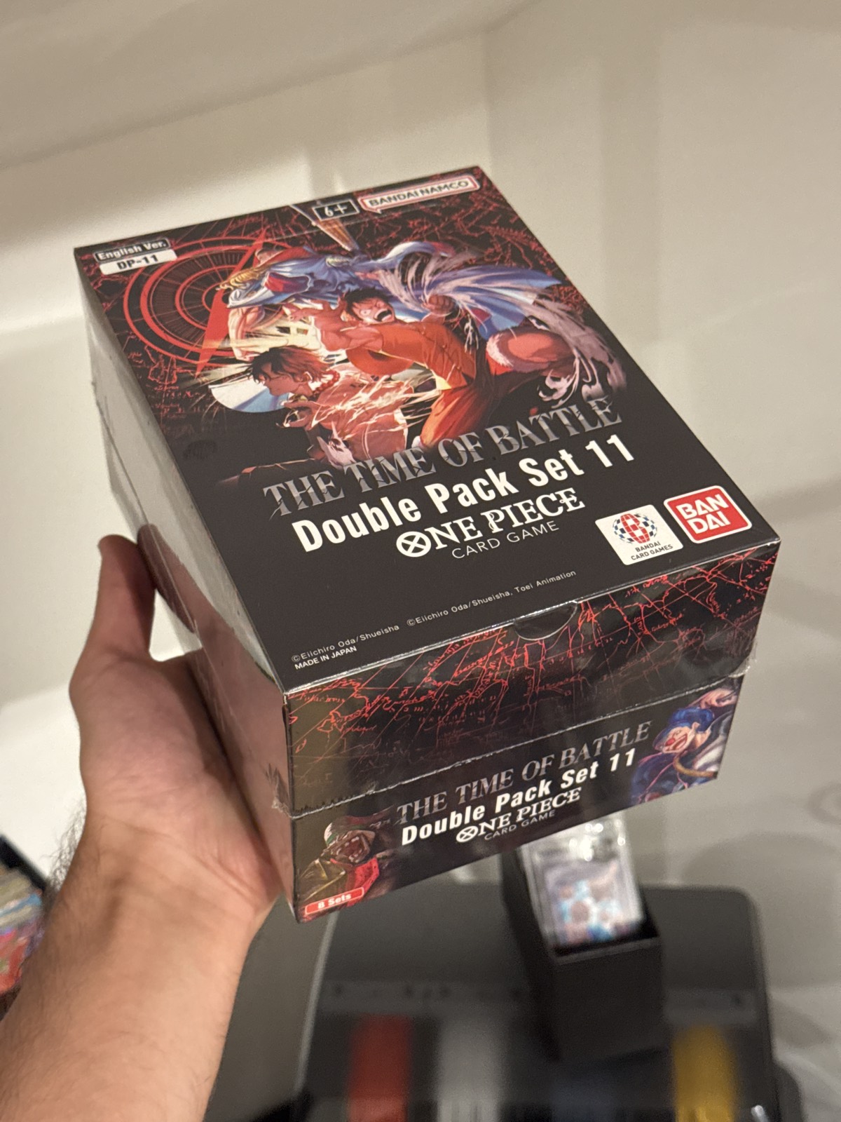 One Piece Card Game – The Time of Battle Double Pack Set Vol. 11 Display (8 Sets, EN)