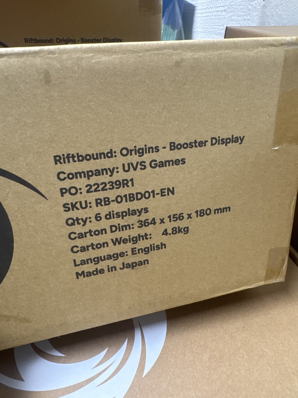 Riftbound: League of Legends – Origins Booster Display (EN; Karton 6 Displays)