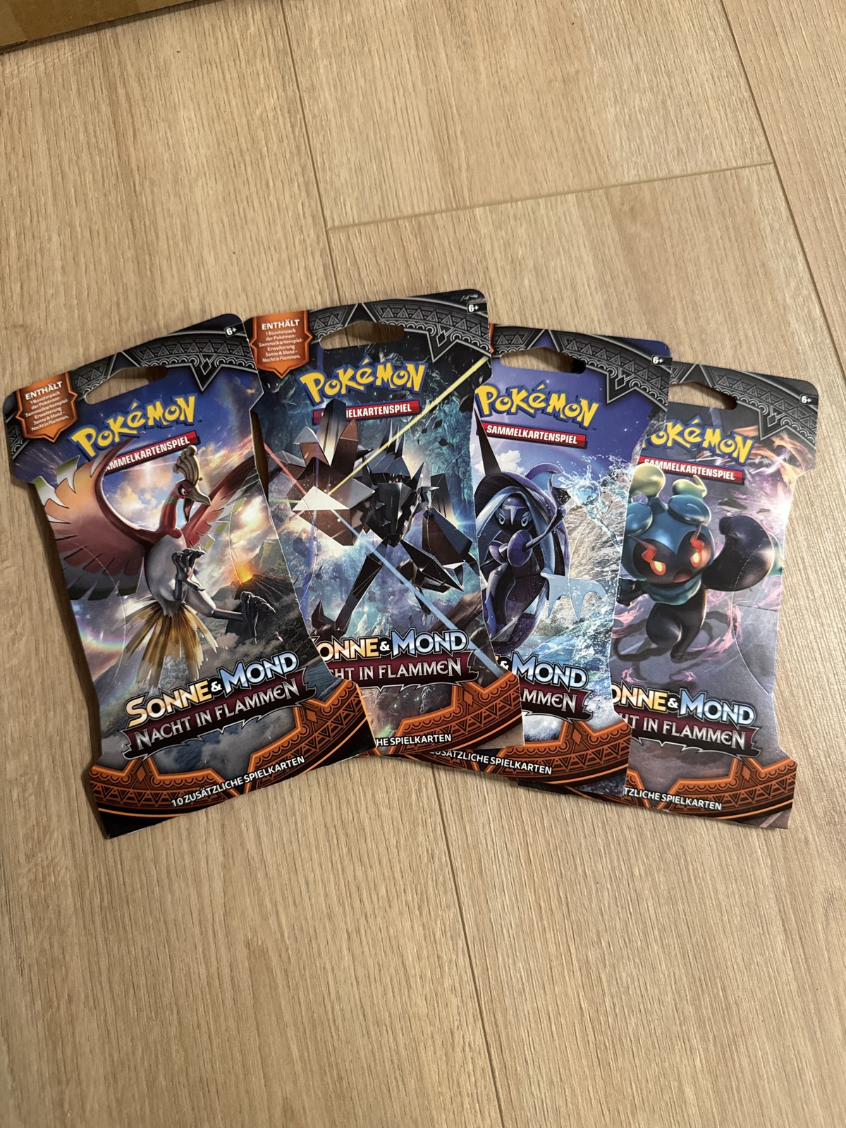 Pokémon Sonne & Mond – Nacht in Flammen Sleeved Booster (DE)