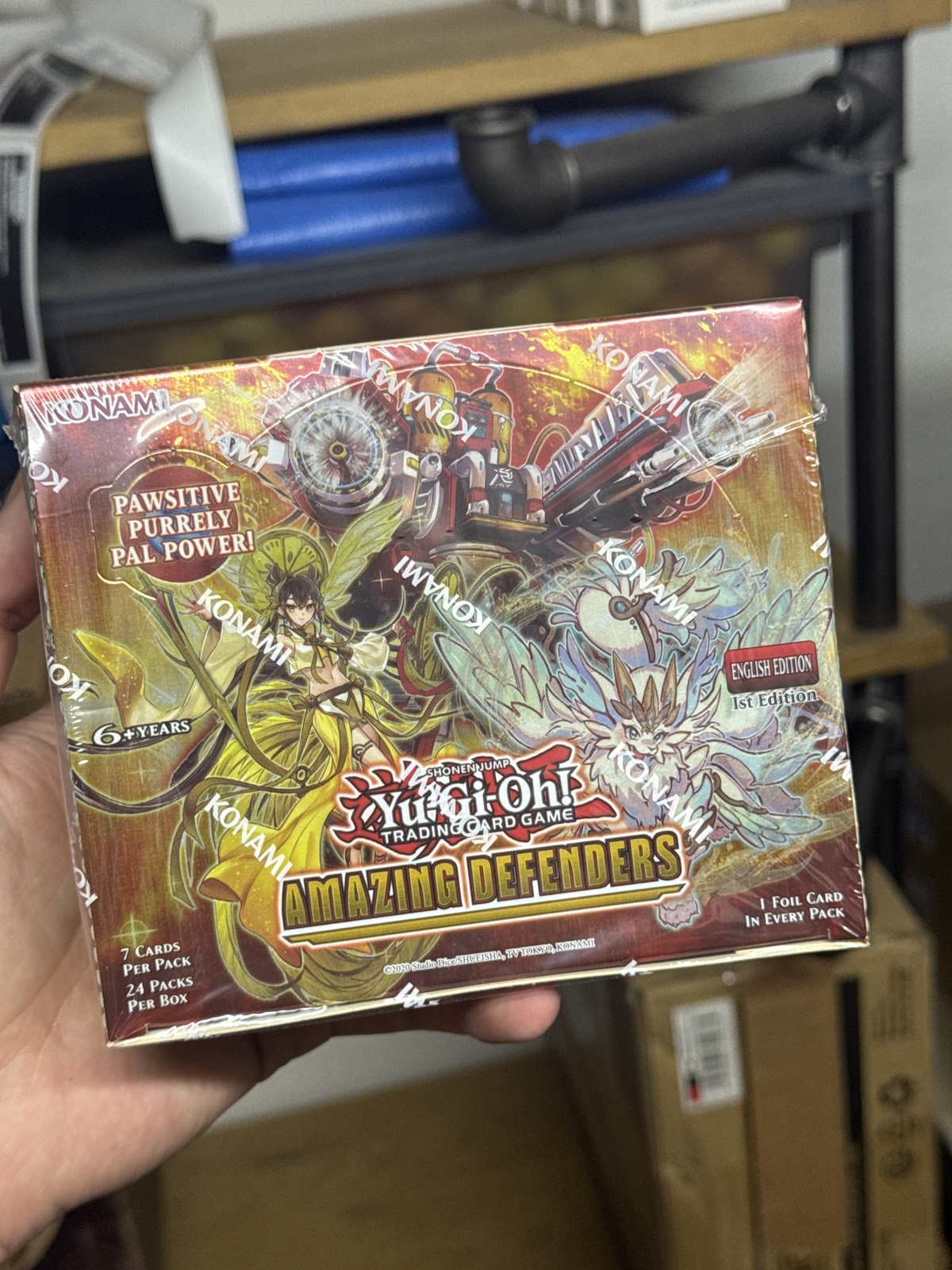 Yu-Gi-Oh! Amazing Defenders Booster Display (24 Packs, EN, 1st Edition)