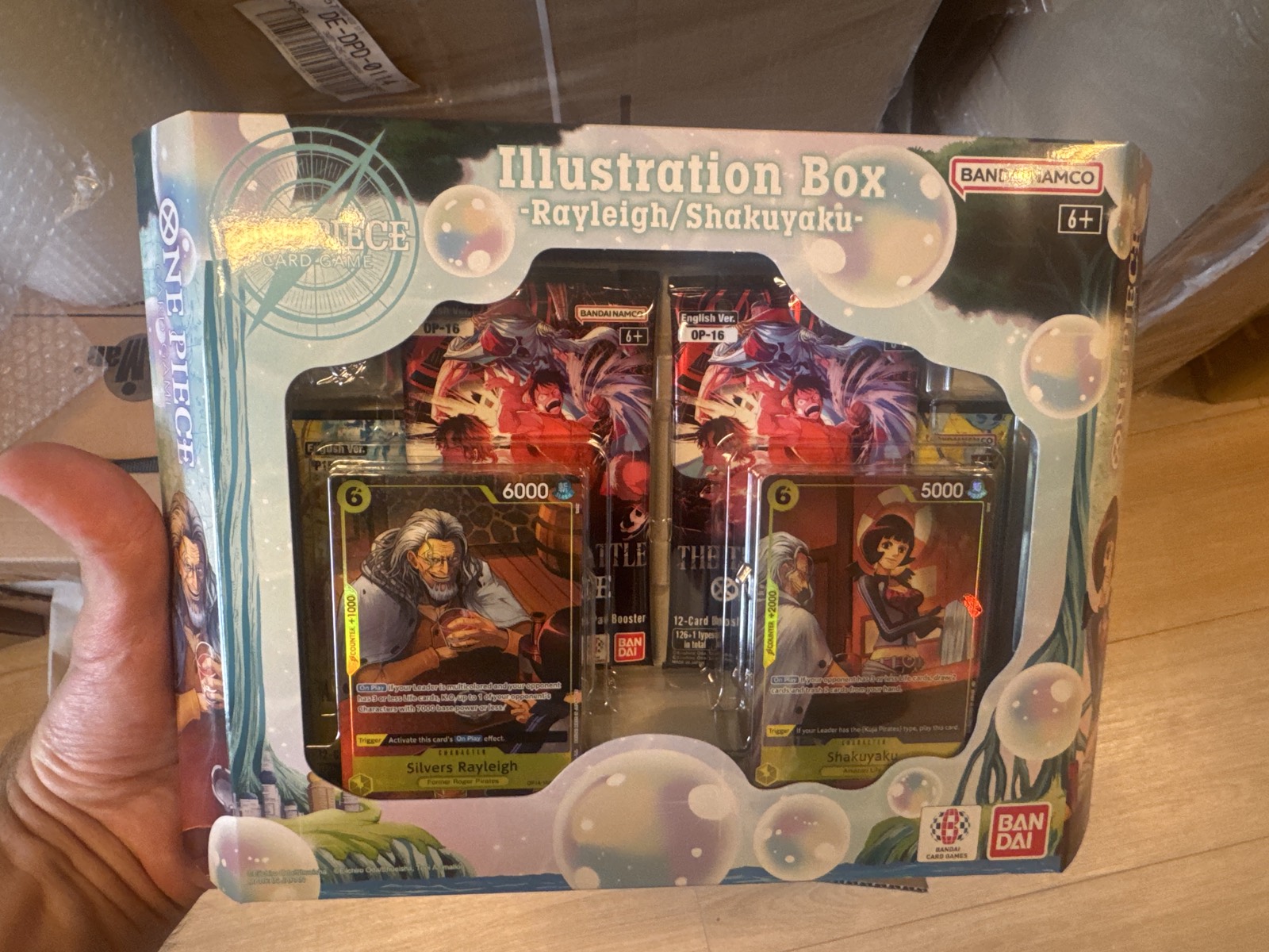 One Piece Card Game – Illustration Box Vol. 7: Rayleigh & Shakuyaku (EN)
