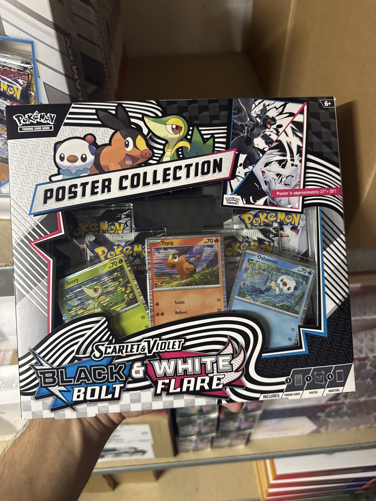 Pokémon Scarlet & Violet – Black Bolt & White Flare Poster Collection (EN)
