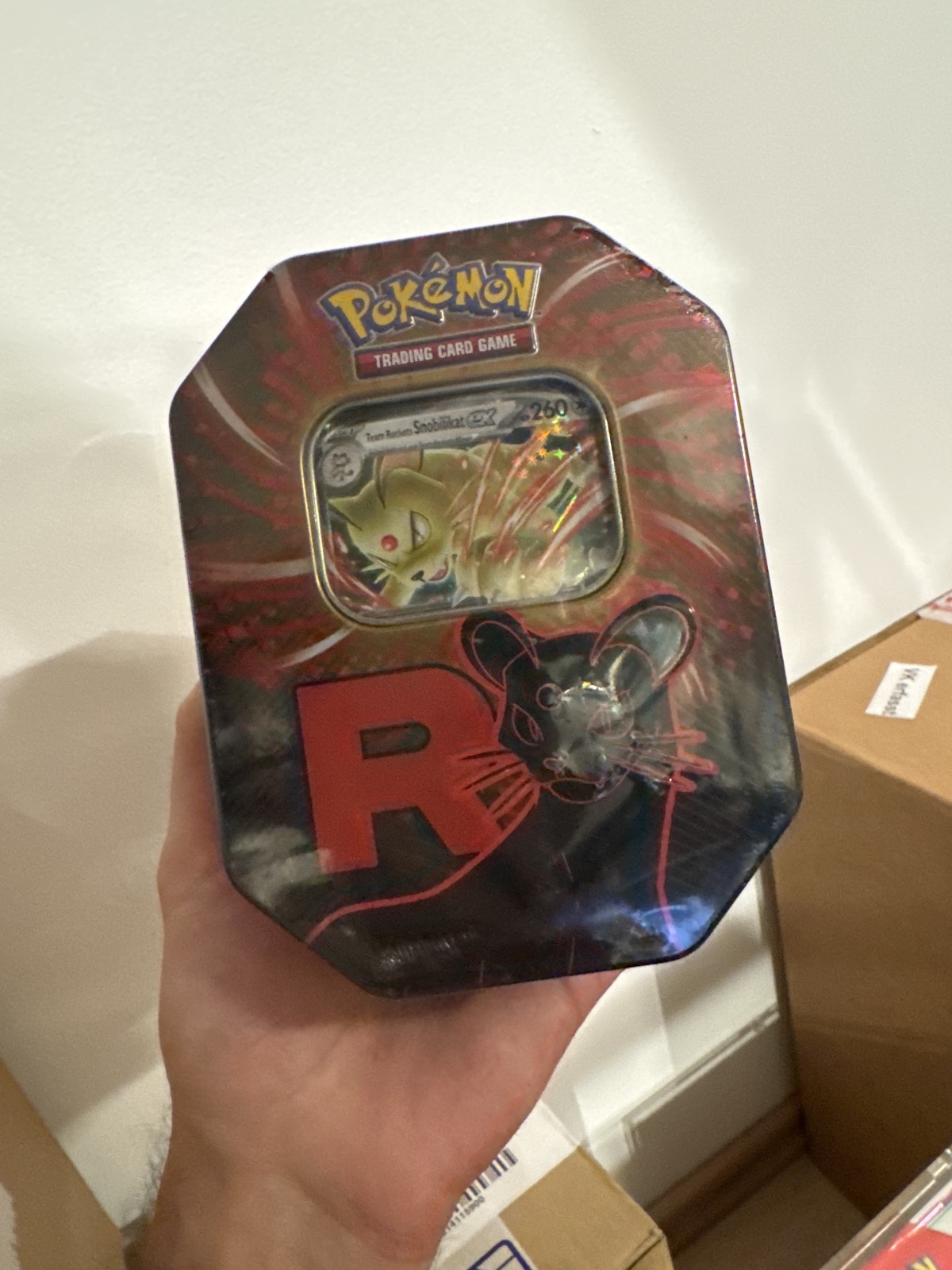 Pokémon Team Rockets Snobilikat-ex Tin (DE)