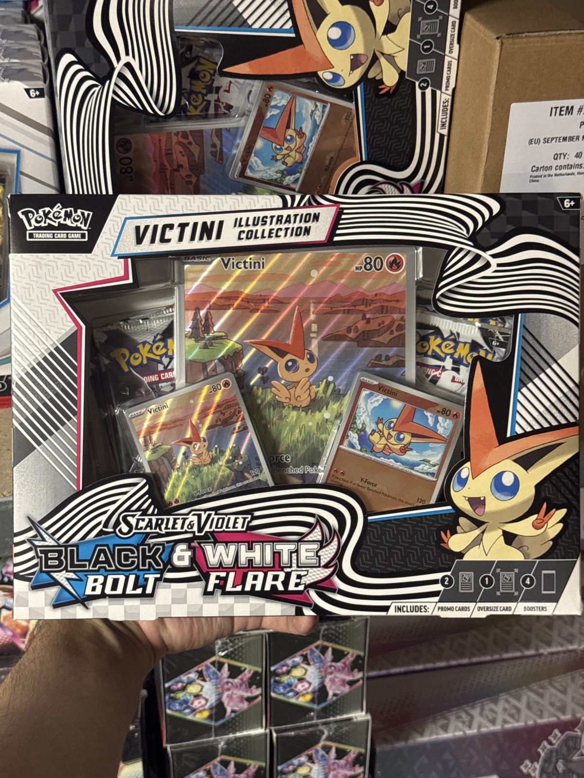 Pokémon Scarlet & Violet – Victini Illustration Collection (Black Bolt & White Flare, EN)