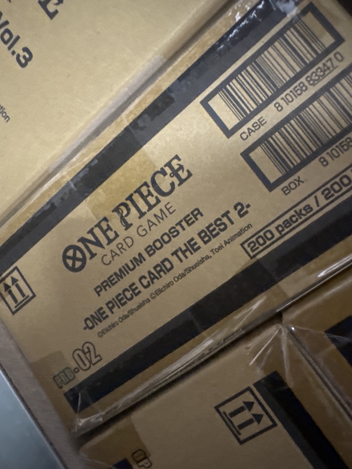One Piece Card Game Premium Booster -The Best- Vol. 2 (PRB-02) Case (200 Packs, EN)