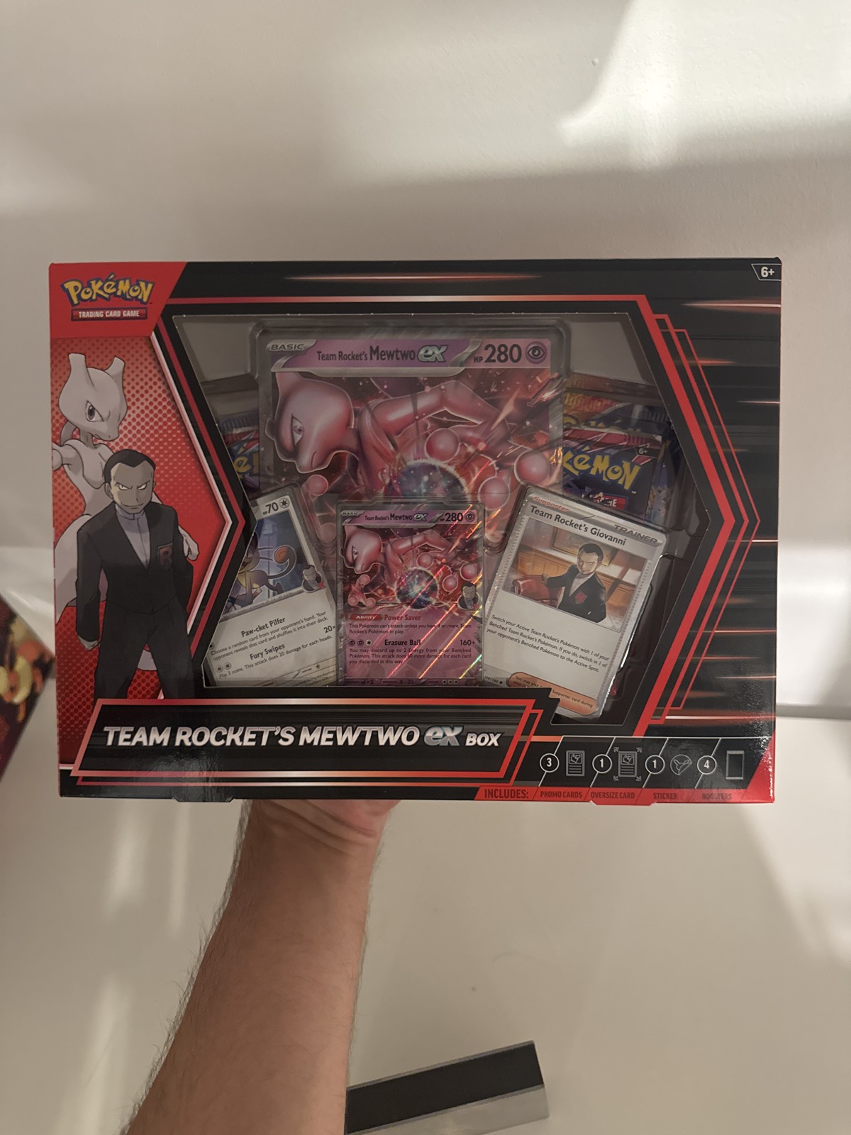 Pokémon Team Rocket’s Mewtwo ex Box (EN)