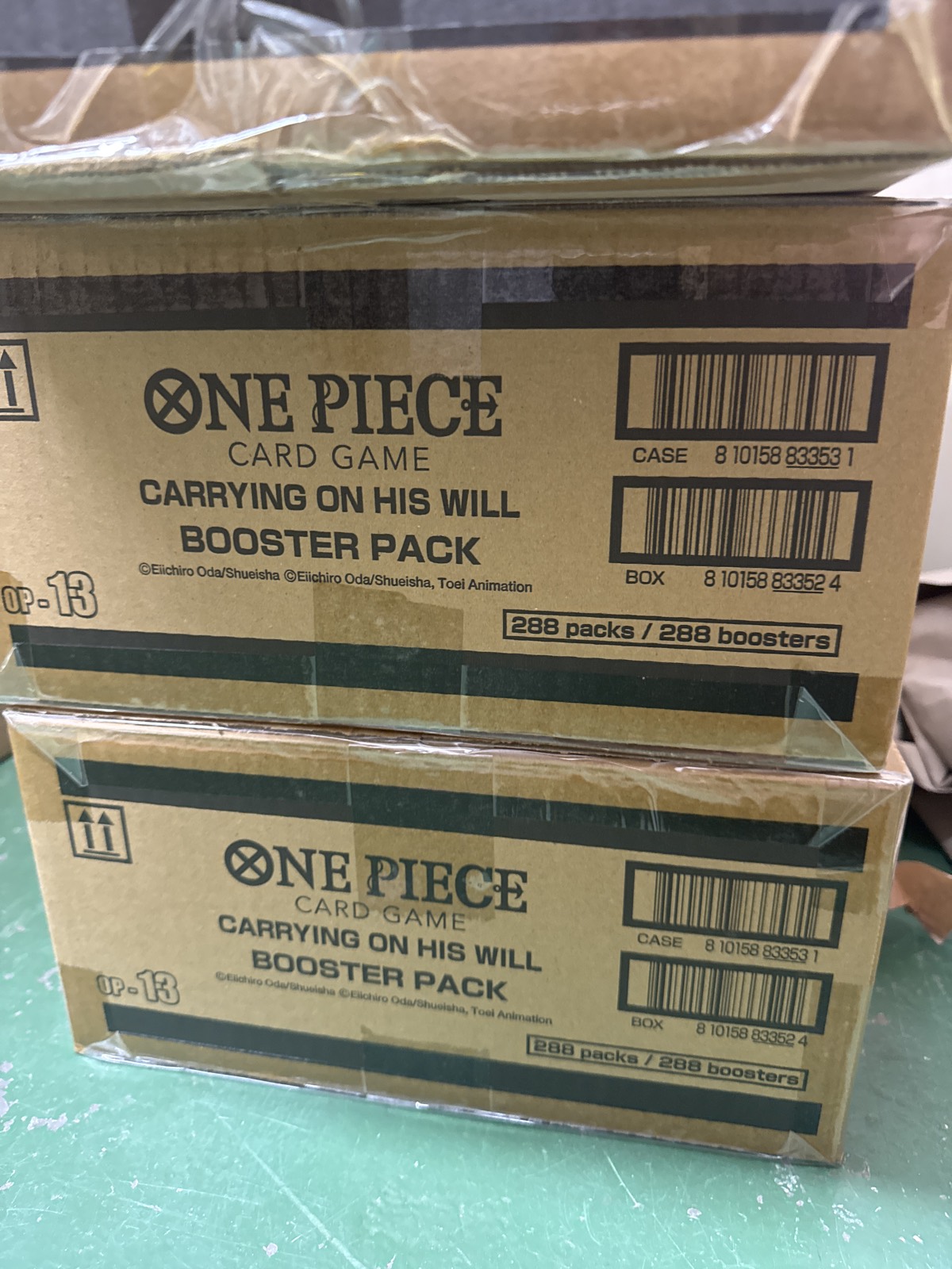 One Piece Card Game OP-13 Carrying On His Will Booster Case (288 Packs, EN)