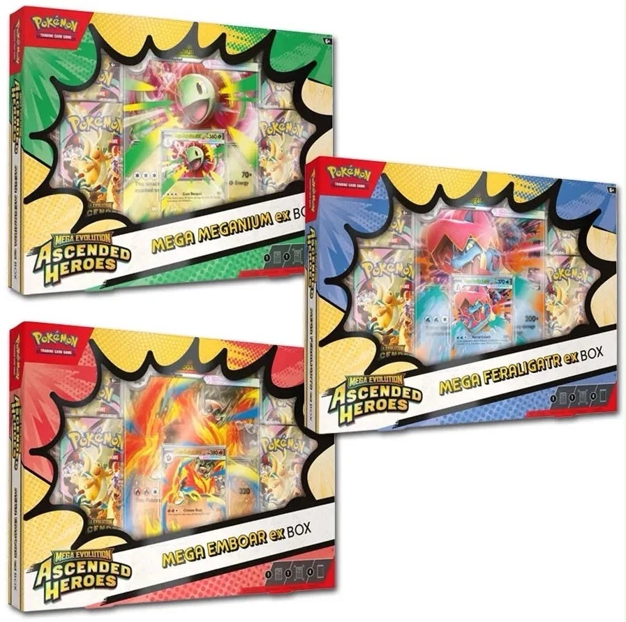 Pokémon Mega Evolution – Ascended Heroes ex Box (1 Stück) (ME2.5, EN)