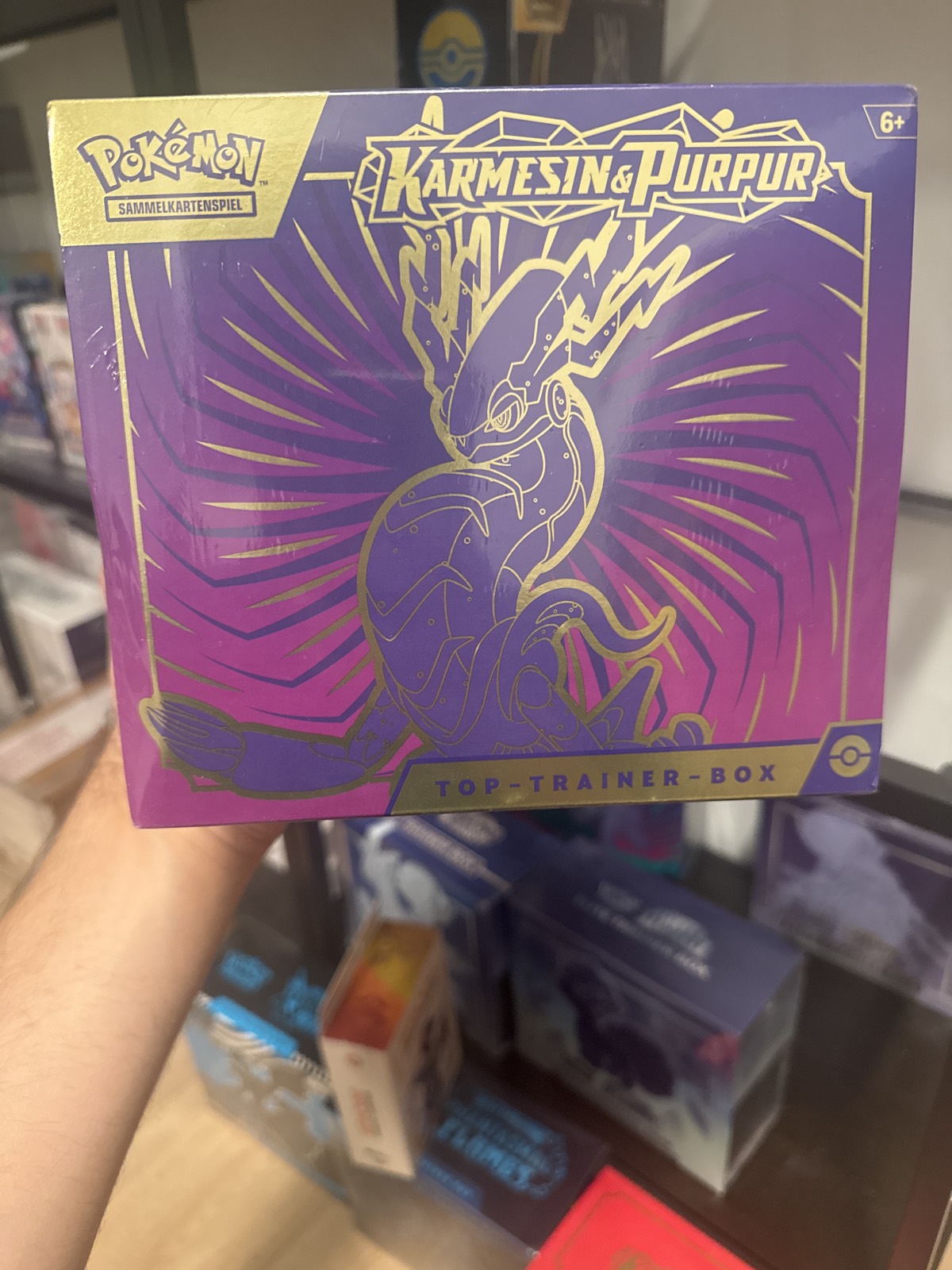 Pokemon Karmesin und Purpur Miraidon Top-Trainer-Box