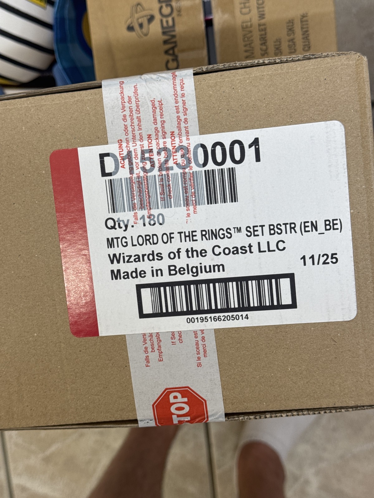 Magic: The Gathering – The Lord of the Rings: Tales of Middle-earth Set Boosters (EN-BE; 180 Stück)