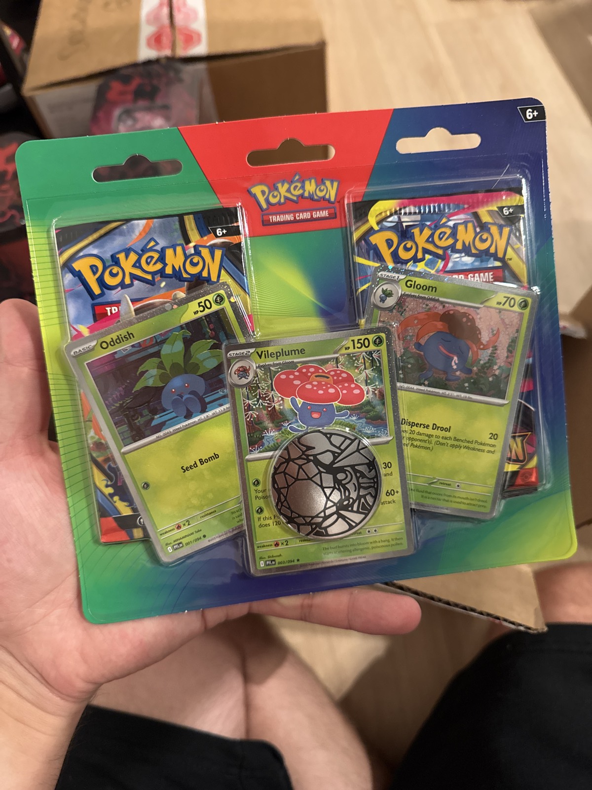 Pokémon Enhanced 2-Pack Blister – Oddish, Gloom & Vileplume (EN)